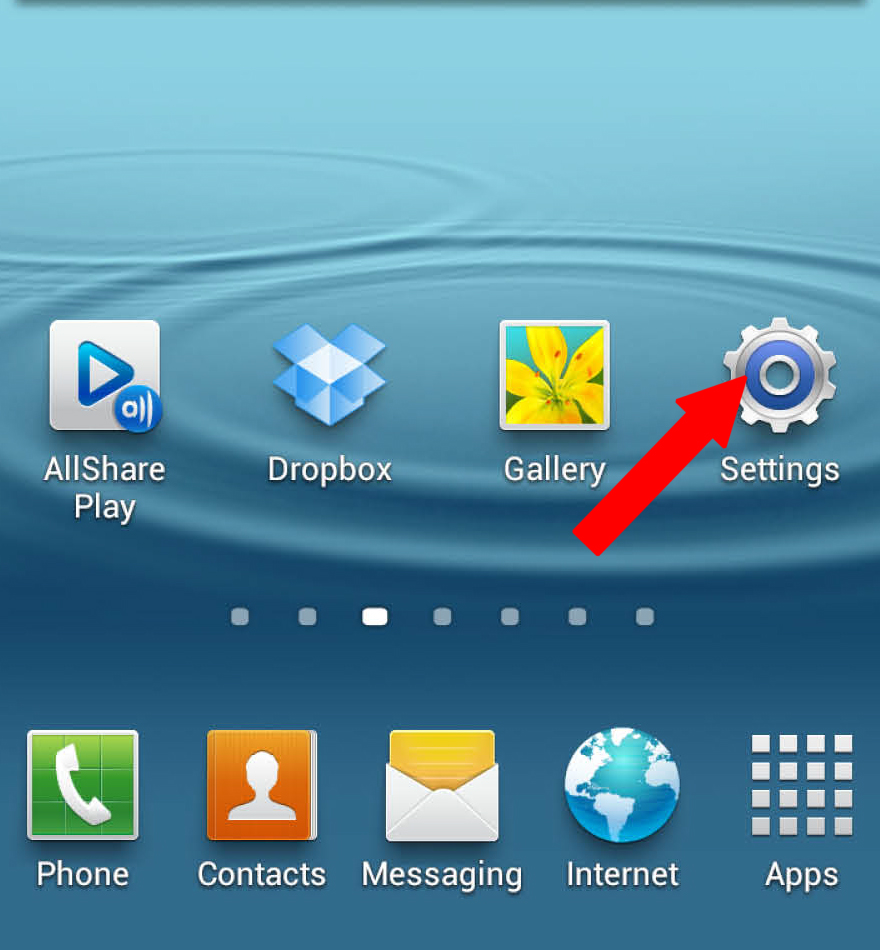 מסך פתיחה הגדרות